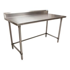 BK Resources VTTR5OB-6030 60"Wx30"D Stainless Steel Open Base Work Table 