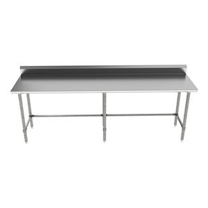 BK Resources VTTR5OB-9624 96in x 24in Stainless Steel Open Base Work Table 