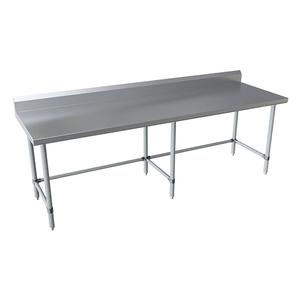 BK Resources VTTR5OB-9630 96"Wx30"D Stainless Steel Open Base Work Table 