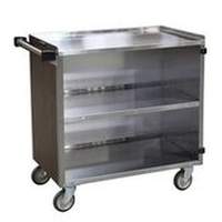 Lakeside 22-1/2"x39-1/4"x37-3/8" Stainless Steel Bussing Cart - 644