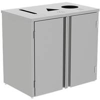 Lakeside 26-1/2"Wx23-1/4"Dx34-1/2"H 69 Gallon Waste & Recycle Station - 3315