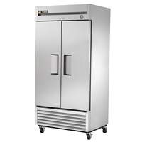 True 35cf Commercial Freezer 2 Solid Doors & Stainless Interior - TS-35F-HC
