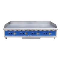 Globe 60in Thermostatic Control countertop Gas Griddle - GG60TG 