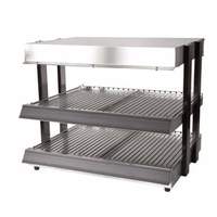 Global Solutions by Nemco 21" Stainless Steel Compact Heated Shelf Merchandiser - GS1300-24S