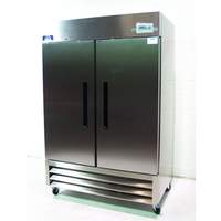 Arctic Air 49 Cu.ft Reach-In Freezer 2 Solid Doors Stainless Exterior - AF49