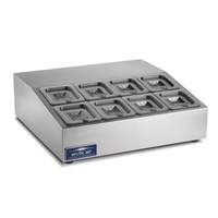 Arctic Air 27.5in Refrigerated Compact 8 Pan Counter-Top Prep Unit - ACP8SQ 