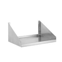 Channel Manufacturing Commercial Stainless Wall Mounted Microwave Shelf 24in x 18in - MWS1824 