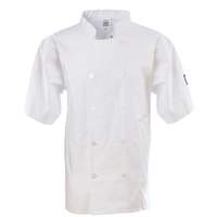 Chef Revival Basic White Double Breasted Short Sleeve Chef Coat - XXL - J105-2X 