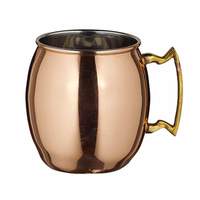 Winco 20 oz. Copper Plated Smooth Finish Moscow Mule Mug - CMM-20
