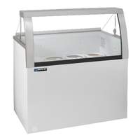 Master-Bilt 48in Low Curved Glass Ice Cream Dipping Cabinet - DD-46LCG 