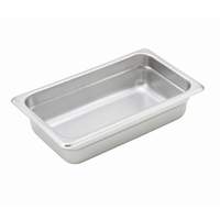 Winco S/s Steam Table Pan 1/4 Size Heavy Weight 2" Deep - SPJH-402