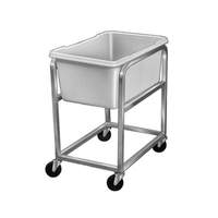 Channel Manufacturing Mobile Aluminum Bus Food Storage Cart w/ Stackable Bin - 600