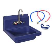 BK Resources Antimicrobial Plastic Hand Sink Kit - APHS-W1410-WBBE 