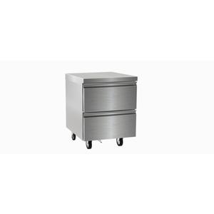 Delfield D4527NP 27" One-Section Undercounter/Worktable Freezer, 2 Drawers