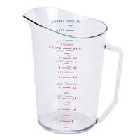 Cambro Camwear 2qt Clear Polycarbonate Measuring Cup - 200MCCW135 