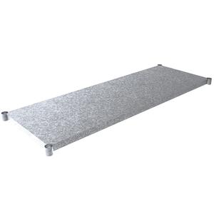 BK Resources VTS-7230 Galvanized Work Table Undershelf for 72"W x 30"D Work Table