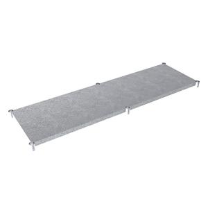 BK Resources VTS-8430 Galvanized Work Table Undershelf for 84"W x 30"D Work Table