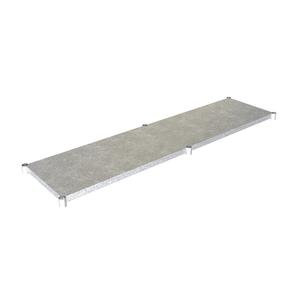 BK Resources VTS-9630 Galvanized Undershelf for 96"W x 30"D Work Table