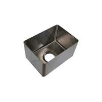 BK Resources 11" x 15" x 11" One Compartment Stainless Steel Weld-In Sink - BKFB-1115-11-16