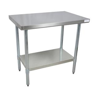 BK Resources CVT-3624 36"W x 24"D 16 Gauge Stainless Steel Work Table 