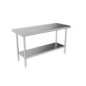 BK Resources CVT-6024 60"W x 24"D 16 Gauge Stainless Steel Work Table 