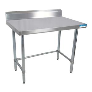 BK Resources 48"W x 30"D 16 Gauge Stainless Steel Work Table w/ 5" Riser - CVTR5-4830