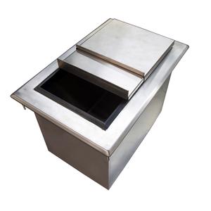 BK Resources DICP7-2820 28"W x 20"D Drop-in Ice Bin w/ 7 Circuit Cold Plate