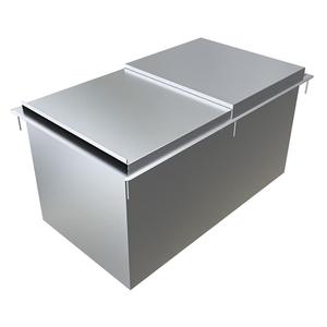 BK Resources DICP7-3420 34"W x 20"D Drop-in Ice Bin w/ 7 Circuit Cold Plate