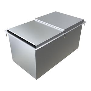 BK Resources DICP8-3420 34"W x 20"D Drop-in Ice Bin w/ 8 Circuit Cold Plate