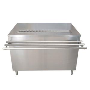 BK Resources US-3048C-S 48"Wx30"D Stainless Steel Cashier-Serve Counter with Door 