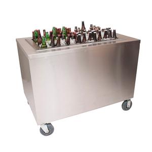 BK Resources PBC-3060 60"W x 30"D Portable Stainless Steel Beverage Center 