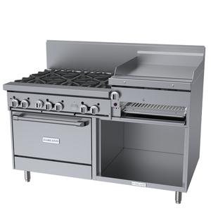 Garland GFE Starfire Pro Series Restaurant Gas Range 60" - GFE60-6R24RS