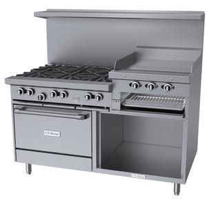Garland U Series Restaurant Gas Range 60" - U60-6R24RS