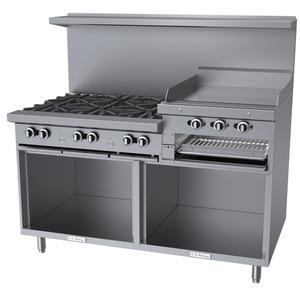 Garland U Series Restaurant Gas Range 60" - U60-6R24SS