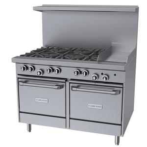 Garland G Starfire Pro Series Gas Restaurant Range 48in - G48-6G12LL 