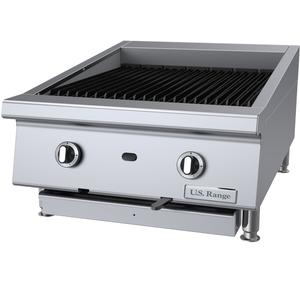 Garland 24" US Range Heavy Duty Countertop Gas Charbroiler - UTBG24-AB24