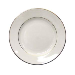International Tableware, Inc FL-7GF Florentine American White 7-1/8in Ceramic Footed Plate 
