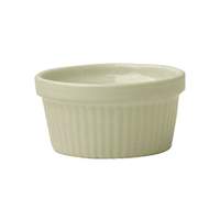 International Tableware, Inc American White 3 oz Stoneware-Ceramic Fluted Ramekin - RAMF-3-AW