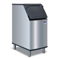 Manitowoc 365lb Ice Storage Bin Stainless 30in Wide with Legs - D400 