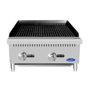 Atosa CookRite 24" Countertop Gas Char Rock Charbroiler - ATCB-24