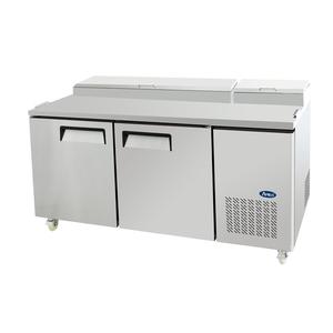 Atosa 67" Double Section Refrigerated Pizza Prep Table - MPF8202GR