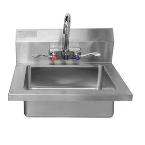 Atosa MixRite 18" Stainless Steel Wall Mounted Hand Sink - MRS-HS-18(W)