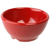 Thunder Group 10 oz Pure Red Melamine Soup Bowls - 1 Doz - CR5804PR