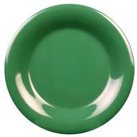 Thunder Group 7-5/8in Green Wide Rim Melamine Plates - 1dz - CR007GR 
