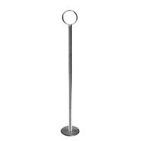 Thunder Group 18in Chrome Plated Wire Loop Table Card Holder - CRTCH018 
