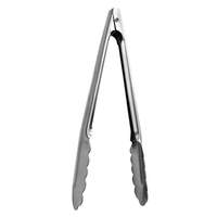 Thunder Group 9-1/2" Extra-Heavy Duty Stainless Steel Utility Tong - SLTHUT210