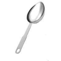 Thunder Group 1/8 Cup Heavy Duty Stainless Steel Oval Measuring Scoop - SLMS013V 