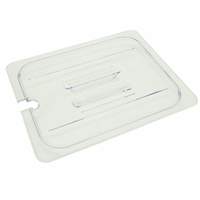 Thunder Group 1/2 Size Clear Polycarbonate Slotted Food Pan Lid - PLPA7120CS