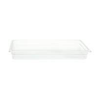 Thunder Group Full Size Clear Polycarbonate Food Pan 2-1/2in Depth - PLPA8002 