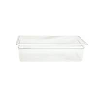 Thunder Group Full Size Clear Polycarbonate Food Pan 6" Depth - PLPA8006